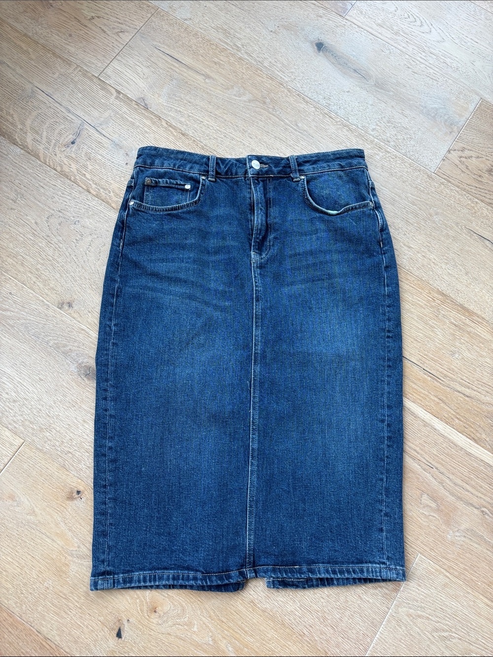 Anthropologie/Pilcro Denim Pencil Skirt Sz 8 - Picture 5 of 9